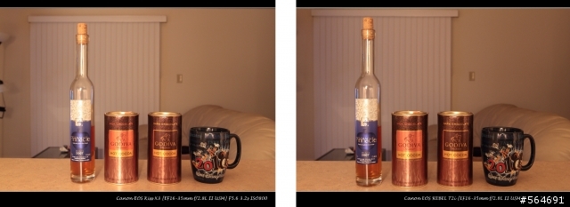 500D VS 550D ISO表現