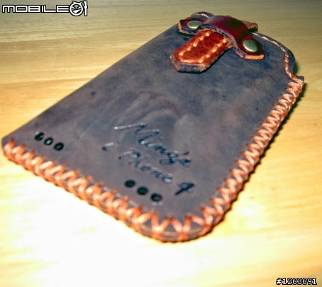 分享-ip4客製手工皮套