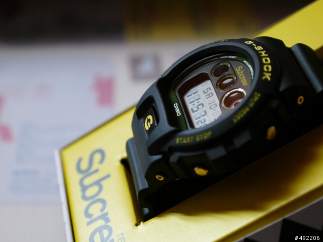 早起鳥兒 成功入荷 G-SHOCK DW6900 X Subcrew