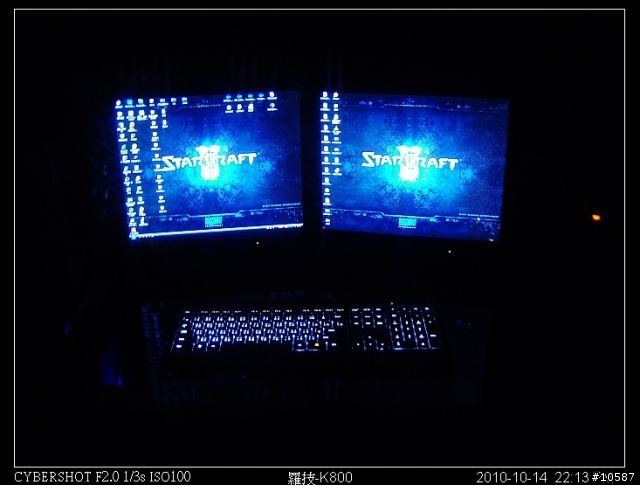 羅技無線炫光鍵盤K800-黑暗中躍動指尖的精靈