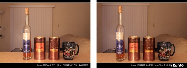 500D VS 550D ISO表現