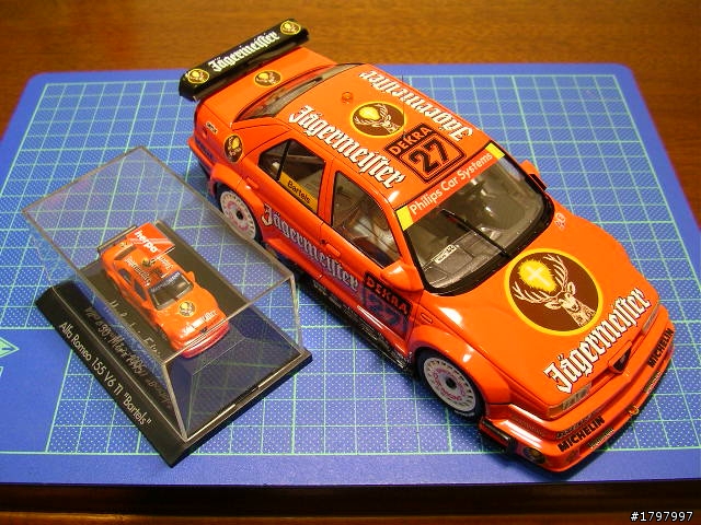 【模型製作分享】ALFA ROMEO 155 V6TI JAGERMEISTER(TAMIYA 1/24 kit)