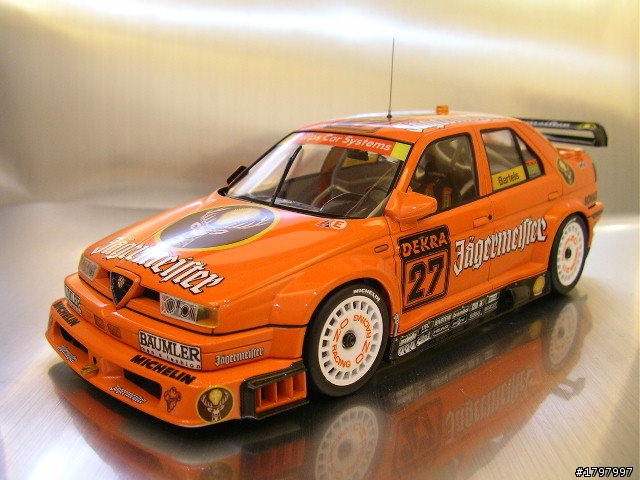 【模型製作分享】ALFA ROMEO 155 V6TI JAGERMEISTER(TAMIYA 1/24 kit)