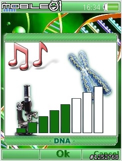 [240*320][176*220]DNA(Deoxyribonucleic acid，去氧核糖核酸)雙股螺旋