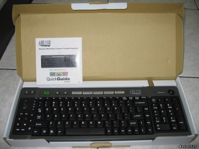 [開箱] ADESSO WKB-3200UB 多媒體鍵盤~初次開箱