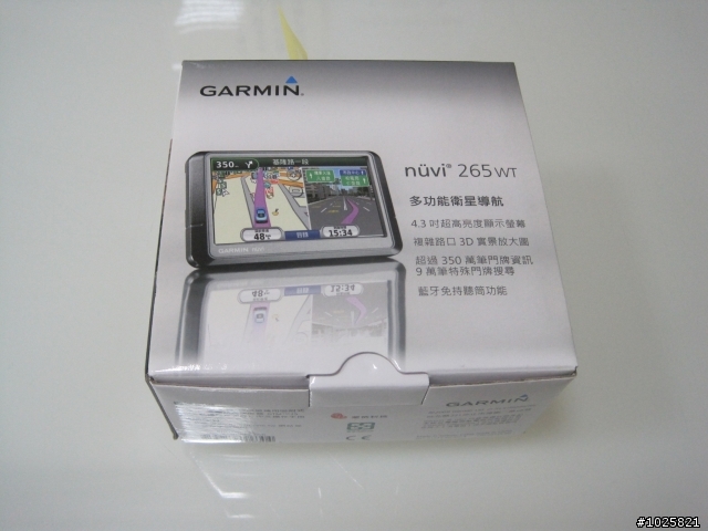 撿到便宜的精緻優雅的導航機 Garmin nüvi 265wt開箱文