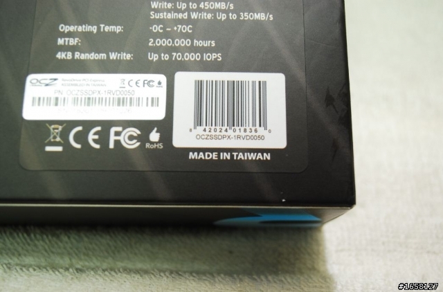<開箱>快到連車尾燈都看不到 OCZ RevoDrive 50G PCI-E SSD