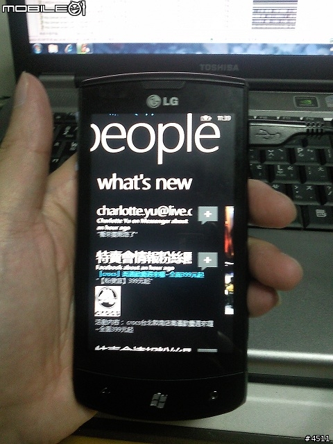 LG E900 ~ WP7首映~