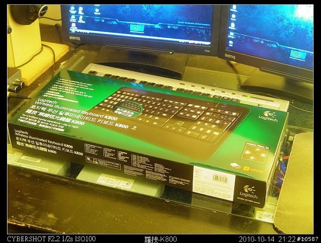 羅技無線炫光鍵盤K800-黑暗中躍動指尖的精靈