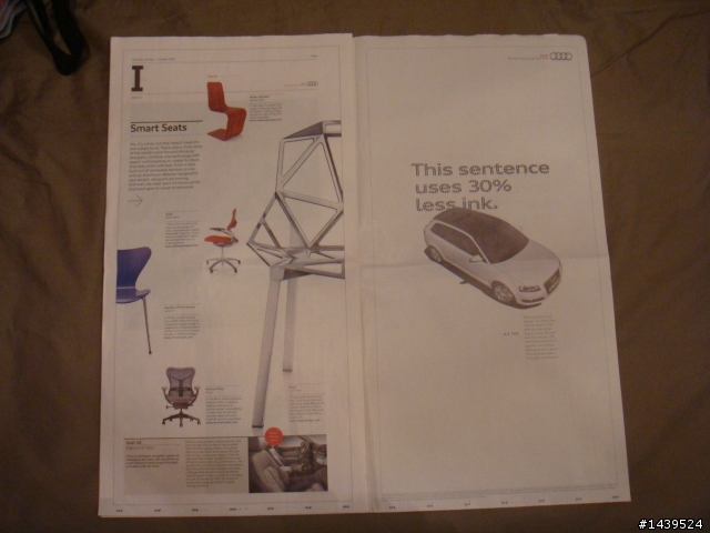audi-Vancouver news paper:Rediscovering Less 極簡重現 e-tron