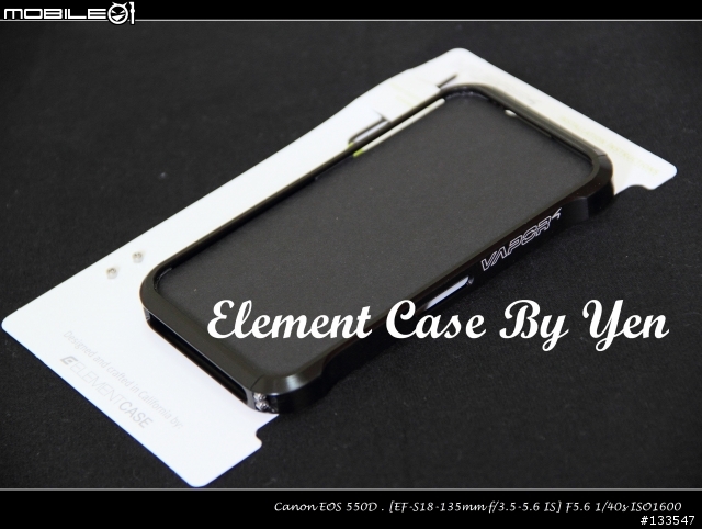 [開箱分享] Element Case Vapor 4 Black/Black