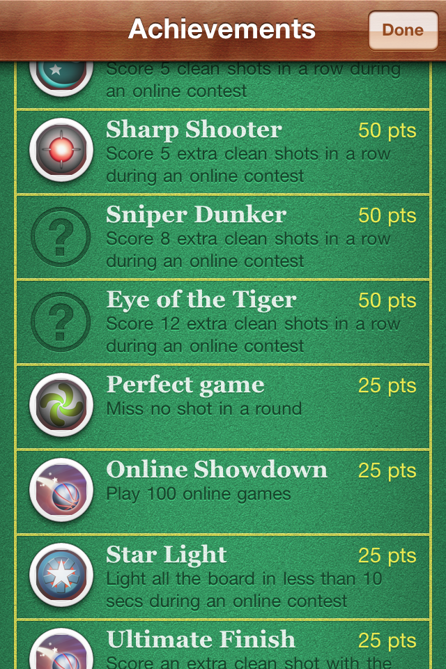 Stardunk投籃遊戲新球的問題