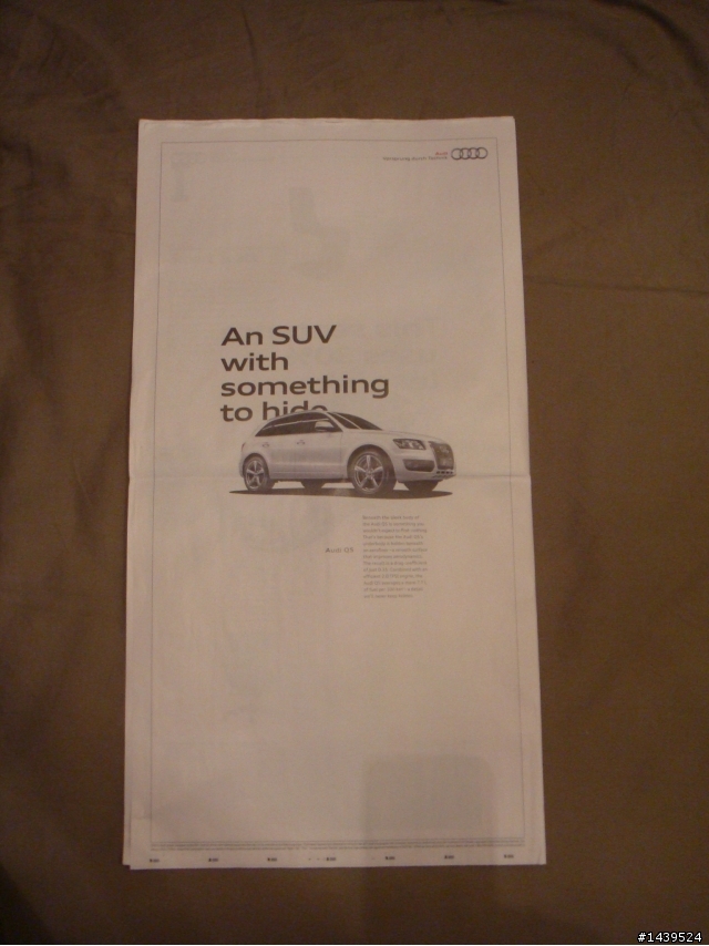 audi-Vancouver news paper:Rediscovering Less 極簡重現 e-tron