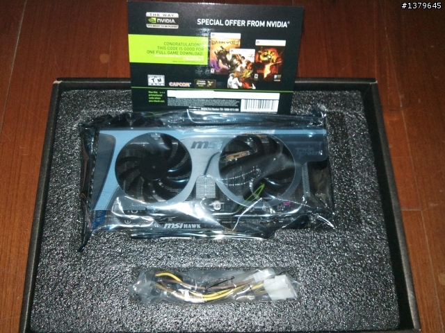MSI N460GTX HAWK 1G 開箱+超頻
