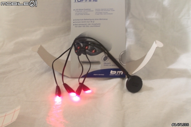 [開箱] 警示燈的另一選擇 BM TOPFIRE Flashlight for helmets