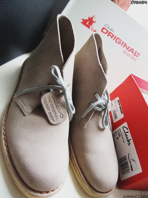 【開箱】Clarks Originals Men's Desert Boot (沙漠靴)