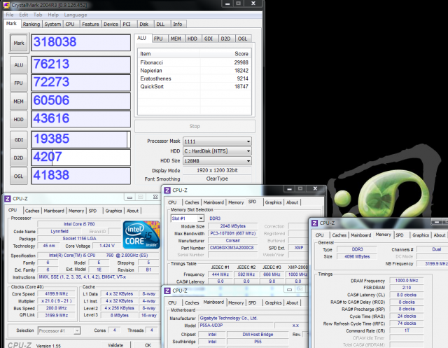Intel Core i5-760平價四核心CPU效能分析與空冷超頻教學
