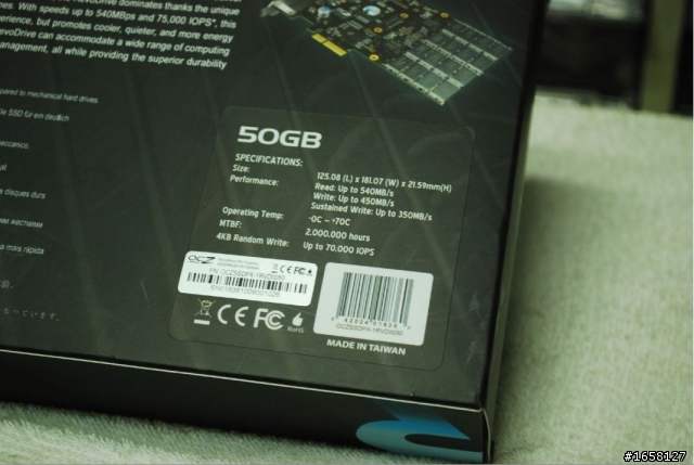 <開箱>快到連車尾燈都看不到 OCZ RevoDrive 50G PCI-E SSD