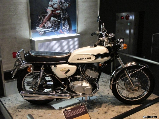 神戶海洋博物館川崎世界Kawasaki 重車照片