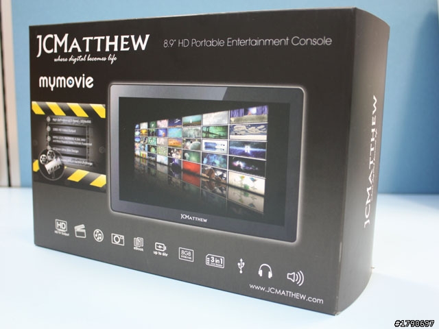 火熱新產品!! JCMatthew 8.9" HD 可攜式多媒體播放器