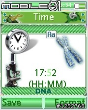 [240*320][176*220]DNA(Deoxyribonucleic acid，去氧核糖核酸)雙股螺旋
