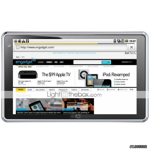 Android Tablet 7吋搭 2.1 只要五千元出頭