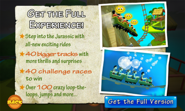 N900-GAME Jurassic 3D RollerCoaster 雲霄飛車試玩版與正式版出現