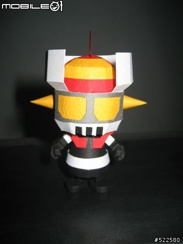 (紙模型)SD_ Mazinger ♬我們是口愛的一方~ 要和惡勢力來對抗♬