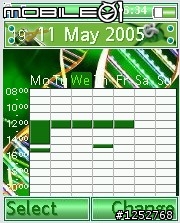 [240*320][176*220]DNA(Deoxyribonucleic acid，去氧核糖核酸)雙股螺旋