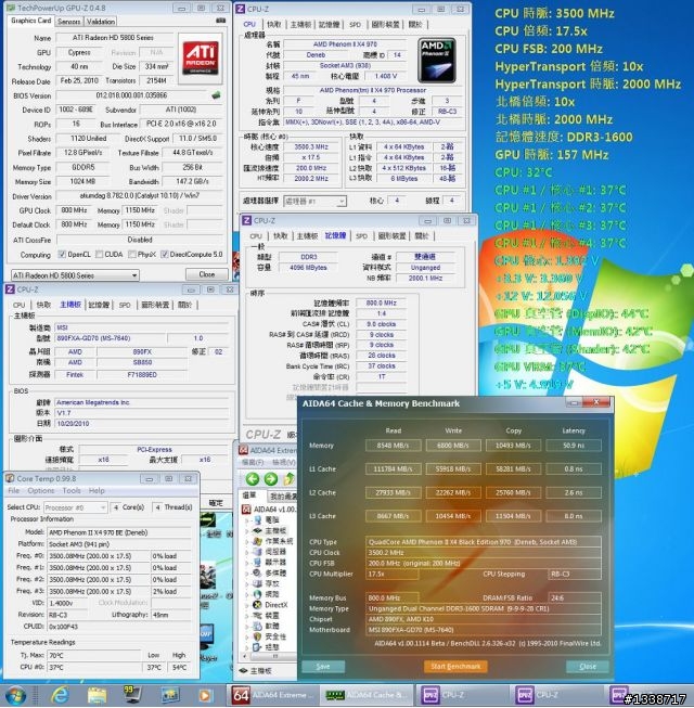 [輕鬆上4G] Phenom II X4 970 黑盒之超頻分享!!