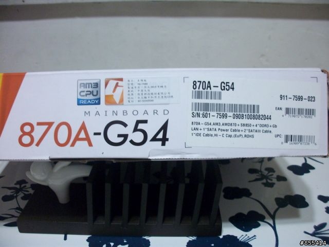 [純開箱]雙重3.0外加Cross Fire超值開核板MSI 870A-G54