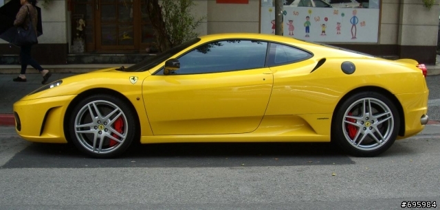 Yellow Ferrari F430