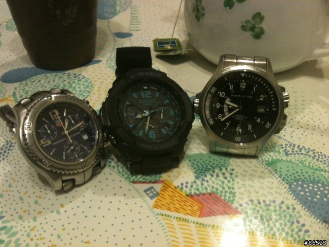 我的一段戰鬥魂 G-SHOCK GW-3000BD ,HAMILTON ,TAG Heuer