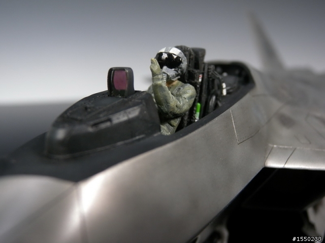 1/48 美軍飛彈組&附贈的F-22 成品圖
