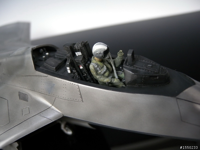 1/48 美軍飛彈組&附贈的F-22 成品圖