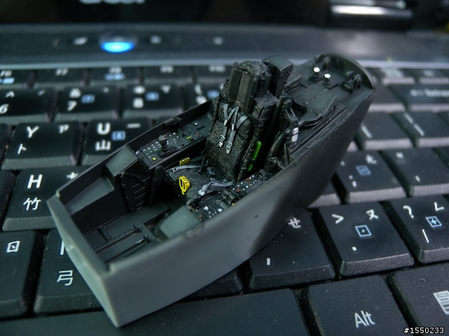 愛德美1/48 美軍飛彈組&附贈的F-22--製作過程