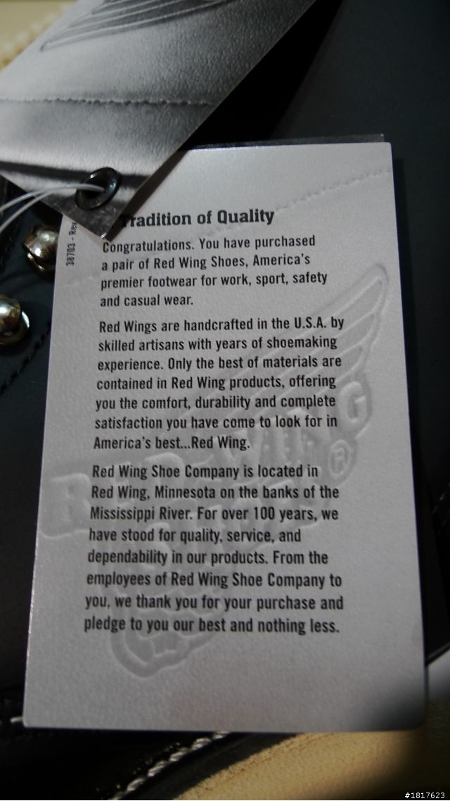 red wing 8165 開箱文，增一年後圖