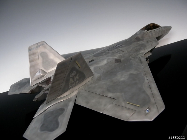 1/48 美軍飛彈組&附贈的F-22 成品圖