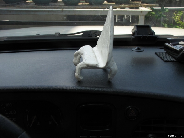 [DIY]saab  9000  CDE  手機架(導航用)