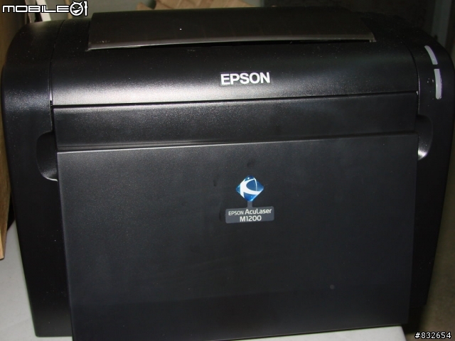 低價黑白雷射印表機 EPSON M1200開箱