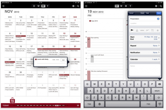推薦 MUJI Calendar...很簡潔的行事曆，支援同步 Google Calendar