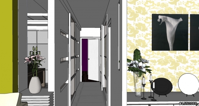 新家平面圖+ 3D 室内設計圖