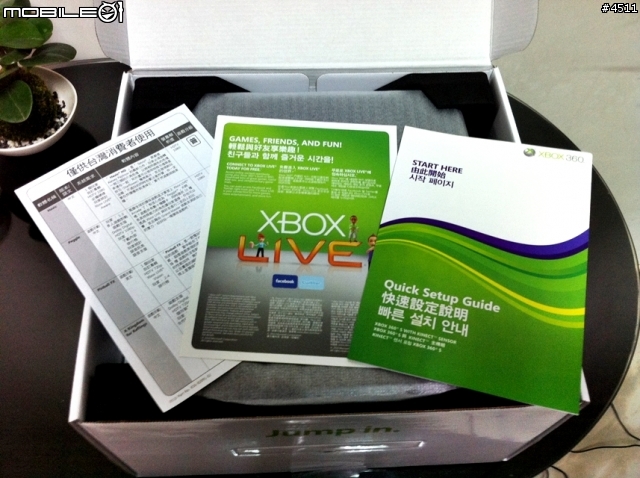 XBOX 360 4G + Kinect 同捆包 + Sports & 逍遙快車開箱文