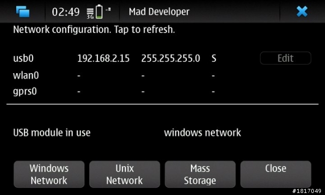 N900 透過 microUSB 連線上網