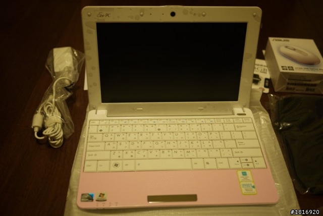 ASUS  Eee pc 1005px 貝殼粉  開箱文
