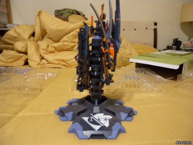 誌上限定-超合金超級福音戰士武器組展示架開箱文