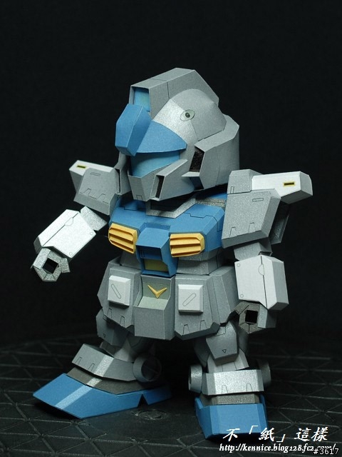 [紙模]SD RGM-79N 試作完成