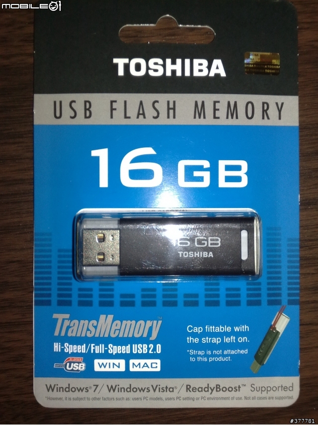 TOSHIBA 16GB 朝霧碟 (U2P) 非專業開箱!!