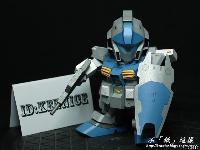 [紙模]SD RGM-79N 試作完成