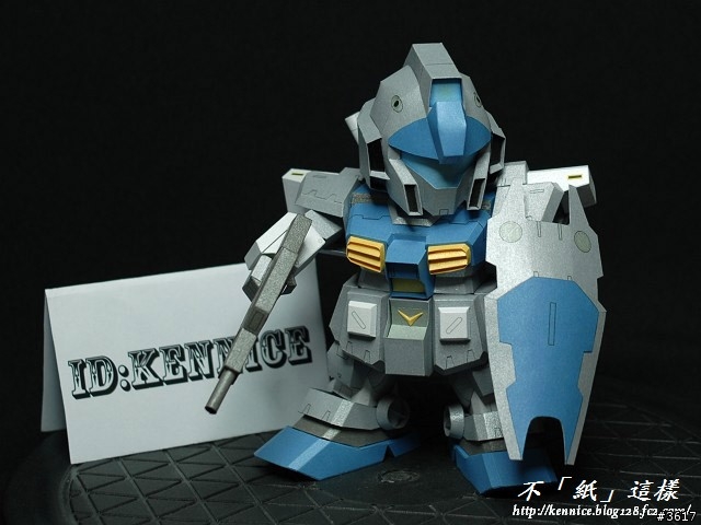 [紙模]SD RGM-79N 試作完成
